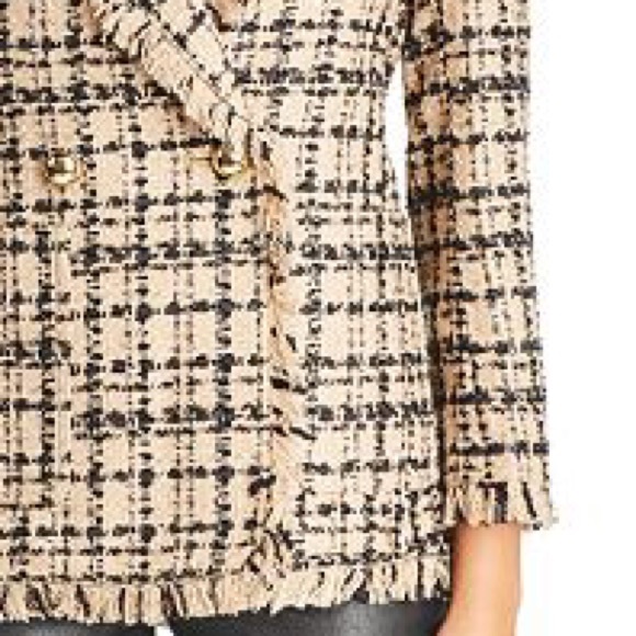 Kate Spade Bi-Color Metallic Plaid Blazer New! - Picture 4 of 9